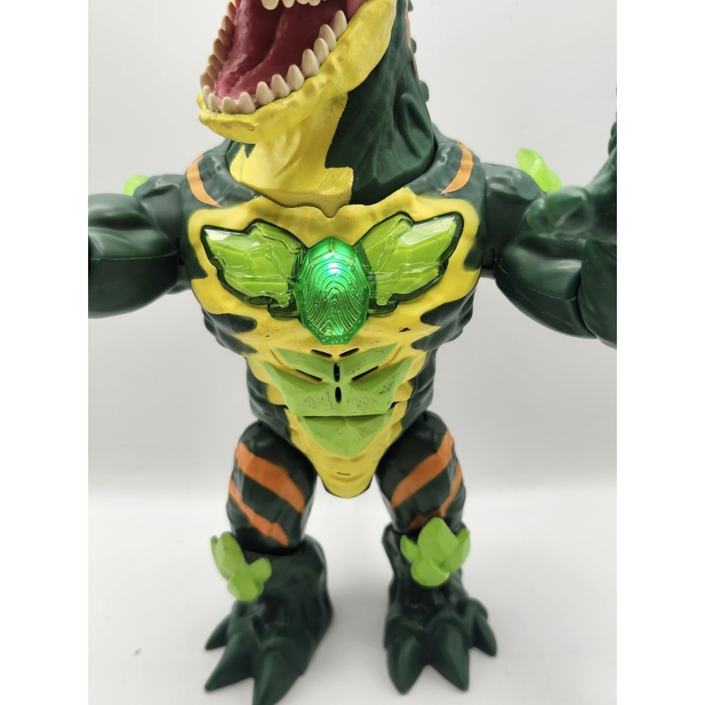 Beast Lab Dino Creator Raging Raptor 8' Figure. RARE HTF Lights and Sound Tested - Picture 7 of 7